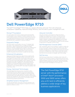 Dell PowerEdge R710 Strong IT Foundation Lifecycle Controller
