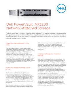 Dell PowerVault  NX3200 Network-Attached Storage