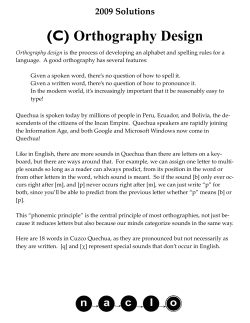 (C) Orthography Design 2009 Solutions