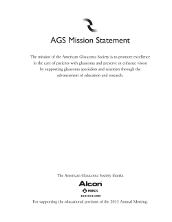 AGS Mission Statement