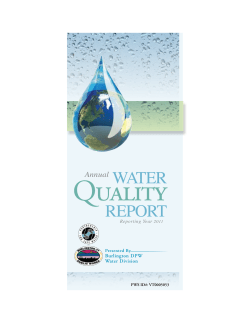 Quality WATER REPORT Annual
