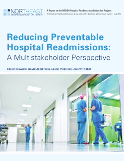 Reducing Preventable Hospital Readmissions:  A Multistakeholder Perspective