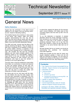 Technical Newsletter General News September 2011