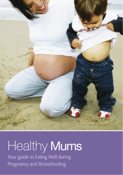 Healthy Mums Your guide to Eating Well during Pregnancy and Breastfeeding