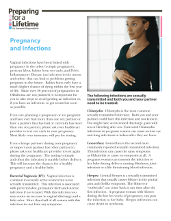 Pregnancy and Infections