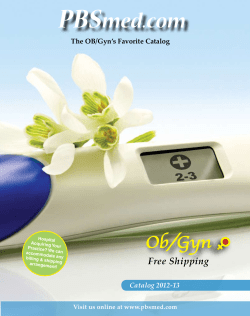 PBS med.com Free Shipping The OB/Gyn’s Favorite Catalog