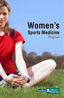 Women’s Sports Medicine Program