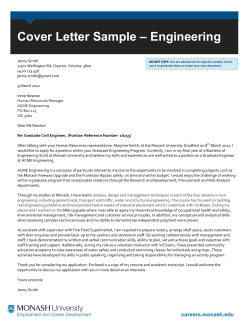 – Engineering Cover Letter Sample