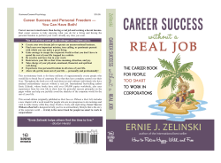 Career Success and Personal Freedom — You Can Have Both!