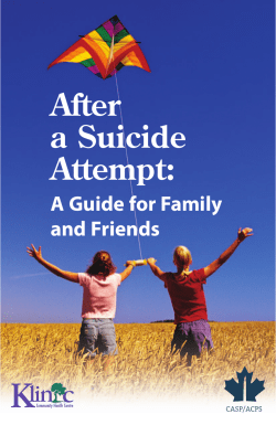 After a Suicide Attempt: A Guide for Family