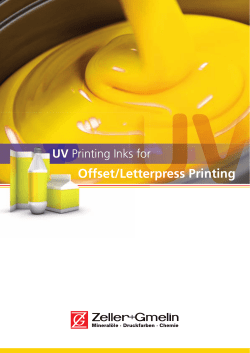 Offset/Letterpress Printing UV
