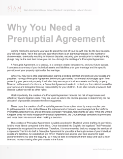 Why You Need a Prenuptial Agreement