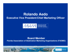 Rolando Aedo Executive Vice President/Chief Marketing Officer Board Member