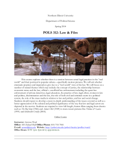 POLS 312: Law &amp; Film