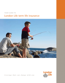 London Life term life insurance Your guide to