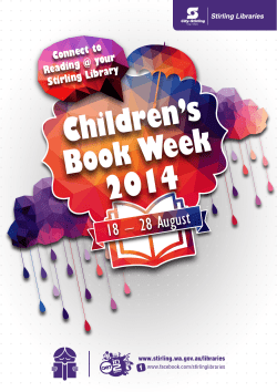 Children’s Book Week 2014 18 – 28 August
