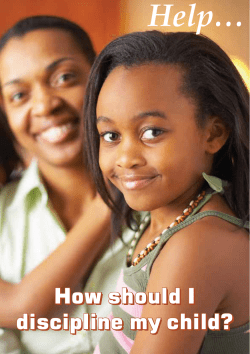 Help… How should I discipline my child?