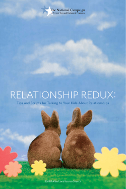 RELATIONSHIP REDUX: By Bill Albert and Jessica Sheets