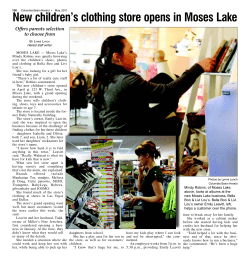 New children’s clothing store opens in Moses Lake Offers parents selection