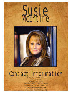 Susie  McEntire Contact Information