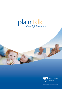 plain talk  about life insurance