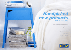 Handpicked new products FEBRUARY 2013