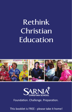 S Rethink Christian Education
