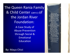 The Queen Rania Family   &amp; Child Center  of 