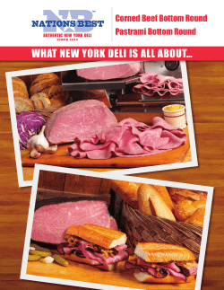What NeW York Deli is all about… Corned beef bottom round