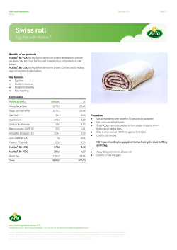 Nutrilac BK-7900 is a highly functional milk protein developed to provide