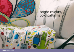 Bright colours, bold patterns news 1
