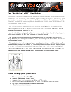 Tech Tips: NuVinci® N360™ Wheel Building