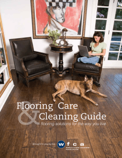 &amp; Flooring  Care Cleaning Guide flooring solutions for the way you live