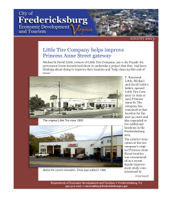 V Fredericksburg irginia Little Tire Company helps improve