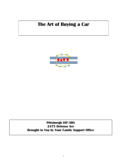 The Art of Buying a Car Pittsburgh IAP/ARS 2475 Defense Ave