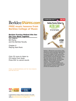 FREE music lessons from Berklee College of Music Get Your Band Together
