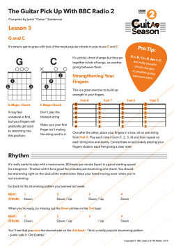 The Guitar Pick Up With BBC Radio 2 Lesson 3 Pro Tip:
