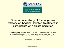 Observational study of the long-term efficacy of ibogaine-assisted treatment in