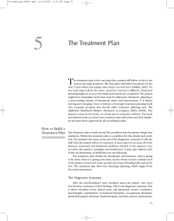 5 T The Treatment Plan