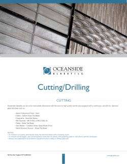 Cutting/Drilling CUTTING