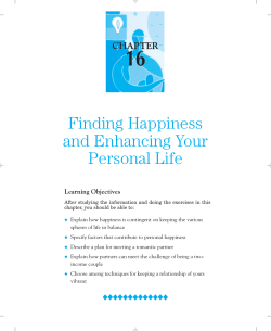 16 Finding Happiness and Enhancing Your Personal Life