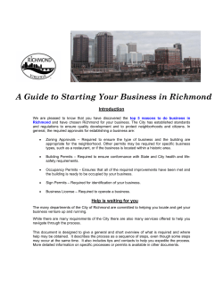 A Guide to Starting Your Business in Richmond Introduction