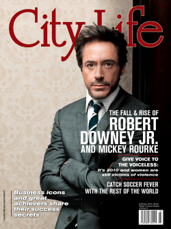 ROBERT DOWNEY JR. AND MICKEY ROURKE THE FALL &amp; RISE OF