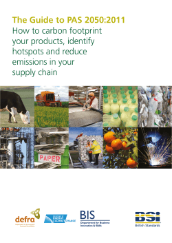 How to carbon footprint your products, identify hotspots and reduce emissions in your