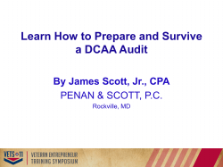 Learn How to Prepare and Survive a DCAA Audit