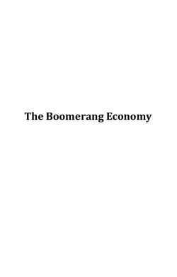 The Boomerang Economy
