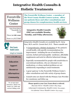 Integrative Health Consults &amp; Holistic Treatments Forestville Wellness