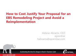 How to Cost Justify Your Proposal for an Reimplementation