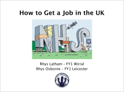 How to Get a Job in the UK