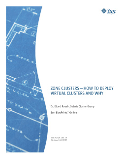 ZONE CLUSTERS—HOW TO DEPLOY VIRTUAL CLUSTERS AND WHY